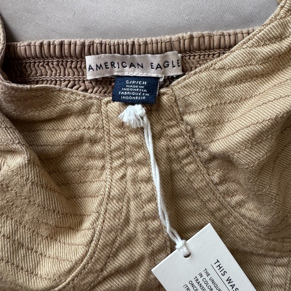 American Eagle Outfitters Tan Bustier Crop Top - Picture 3 of 4